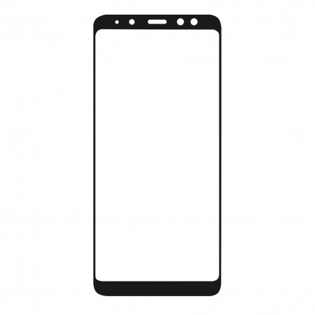 Film en Verre Trempé Intégral Samsung Galaxy A8 2018 (A530F) - Contour Noir