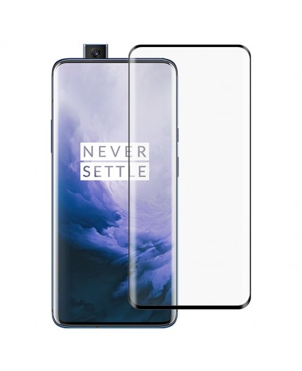 Film en Verre Trempé Incurvé OnePlus 7 Pro - Contour Noir