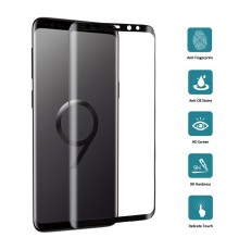 Film en Verre Trempé Incurvé Samsung Galaxy S9+ (G965F) - Contour Noir