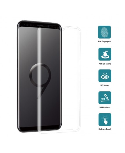 Film en Verre Trempé Incurvé Samsung Galaxy S9 (G960F) - Transparent