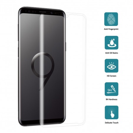 Film en Verre Trempé Incurvé Samsung Galaxy S9 (G960F) - Transparent