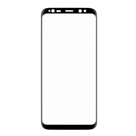 Film en Verre Trempé Incurvé Samsung Galaxy S8+ (G955F) - Contour Noir