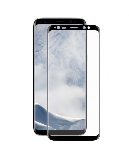 Film en Verre Trempé Incurvé Samsung Galaxy S8+ (G955F) - Contour Noir