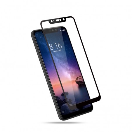 Film en Verre Trempé Intégral Xiaomi Redmi Note 6 Pro - Contour Noir