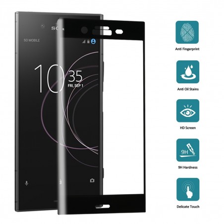 Film en Verre Trempé Intégral Sony Xperia XZ1 (G8343) - Noir