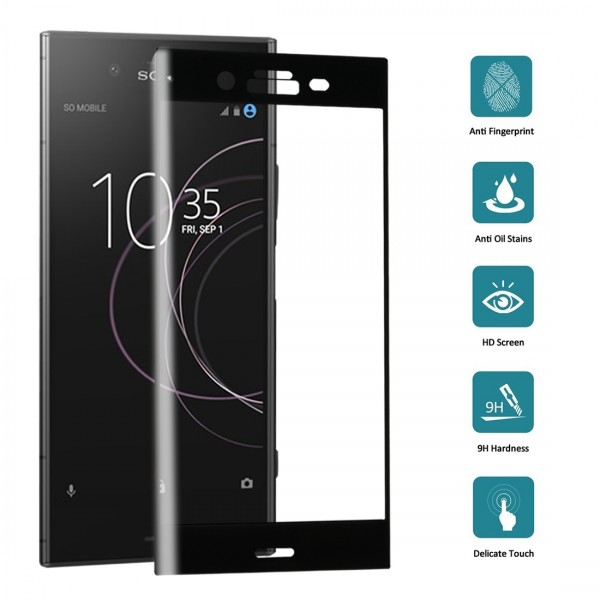 Film en Verre Trempé Intégral Sony Xperia XZ1 (G8343) - Noir