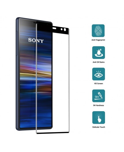 Film en Verre Trempé Intégral Sony Xperia 10 Plus - Noir