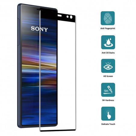 Film en Verre Trempé Intégral Sony Xperia 10 Plus - Noir
