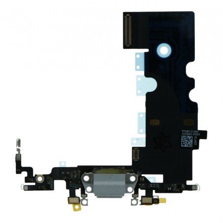 Nappe Connecteur de Charge iPhone 8 et SE (2020) - Gris