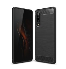 Coque en Fibre de Carbone Huawei P30 Pro - Noir