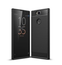 Coque en Fibre de Carbone Sony Xperia XA2 Plus - Noir