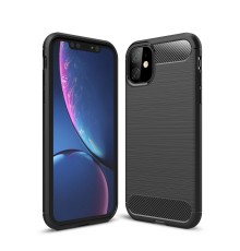 Coque en Fibre de Carbone iPhone 11 - Noir