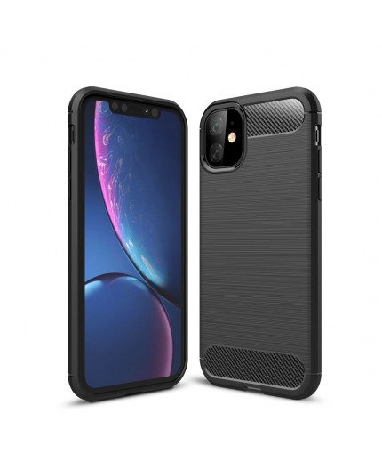 Coque en Fibre de Carbone iPhone 11 - Noir