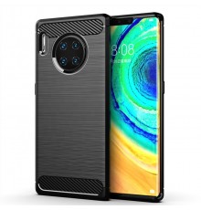 Coque en Fibre de Carbone Huawei Mate 30 - Noir