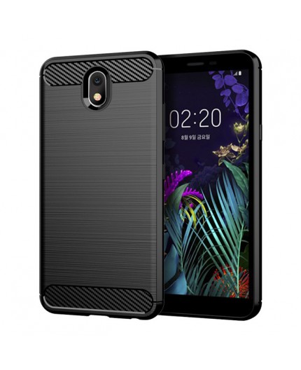 Coque en Fibre de Carbone LG K30 (2019) - Noir