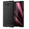 Coque en Fibre de Carbone Sony Xperia 10 Plus/Xa3 Ultra - Noir