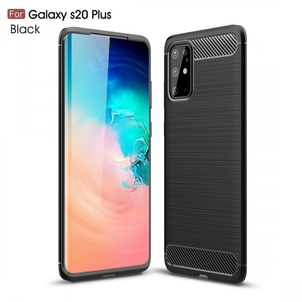 Coque en Fibre de Carbone Samsung Galaxy S20 Plus (G985F) - Noir