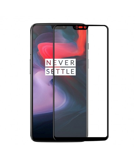 Film en Verre Trempé Intégral OnePlus 6 - Contour Noir