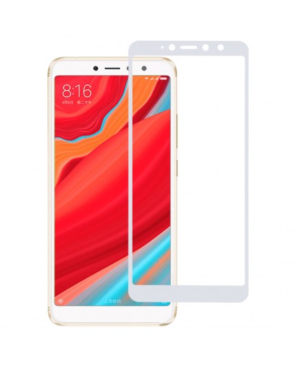 Film en Verre Trempé Intégral Xiaomi Redmi S2 - Contour Blanc