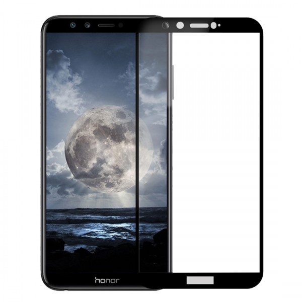 Film en Verre Trempé Intégral Huawei Honor 9 Lite - Contour Noir