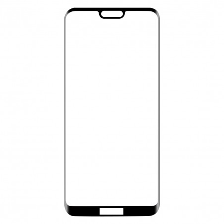 Film en Verre Trempé Intégral Huawei P20 Lite et Nova 3e - Contour Noir