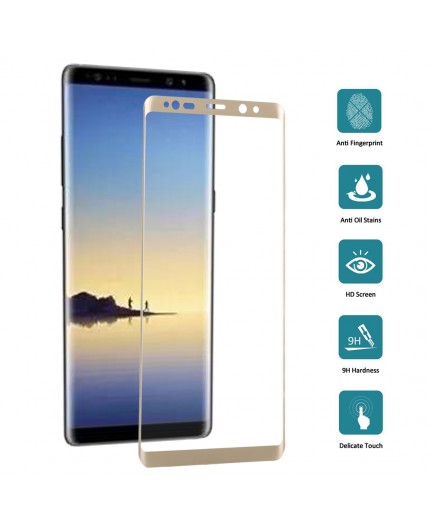 Film en Verre Trempé Incurvé Samsung Galaxy Note 8 (N950F) - Contour OR