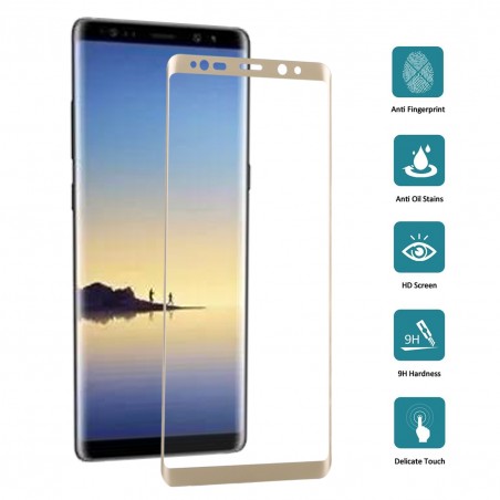 Film en Verre Trempé Incurvé Samsung Galaxy Note 8 (N950F) - Contour OR