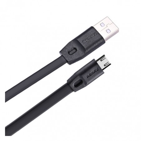Câble Micro USB REMAX RC-001m Full Speed (Charge Rapide) 2 Métres - Noir
