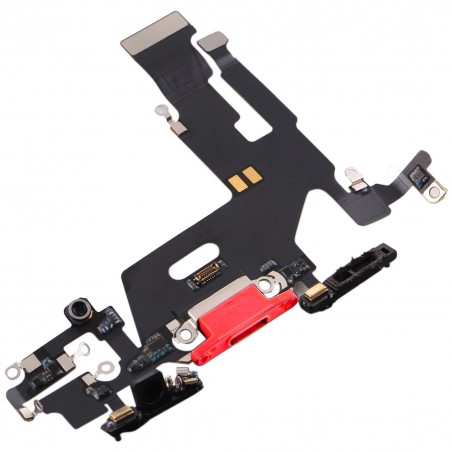 Nappe Connecteur de Charge iPhone 11 - Rouge