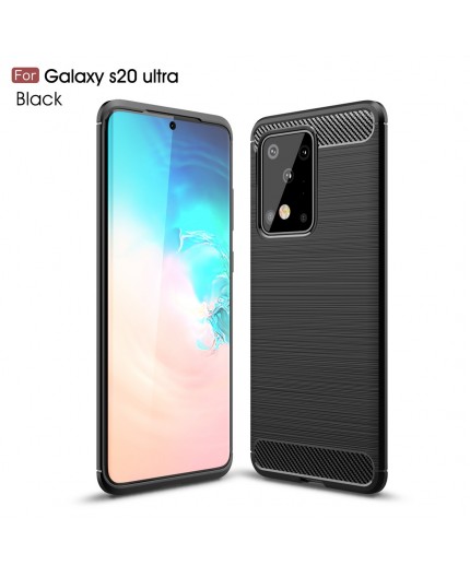 Coque en Fibre de Carbone Samsung Galaxy S20 Ultra (G988F) - Noir