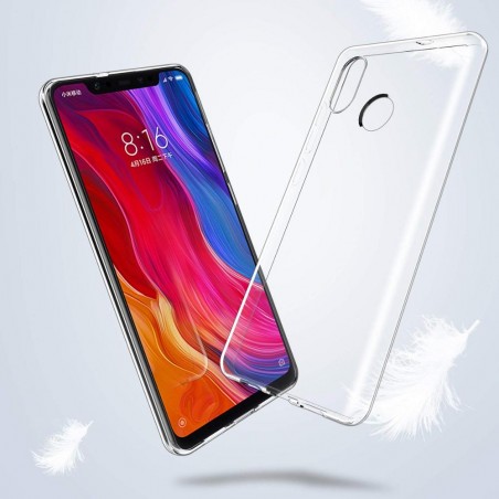 Coque Silicone Ultra Slim Xiaomi Mi 8 - Transparente