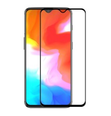 Film en Verre Trempé Intégral OnePlus 6T et 7 - Contour Noir