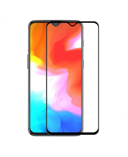 Film en Verre Trempé Intégral OnePlus 6T et 7 - Contour Noir