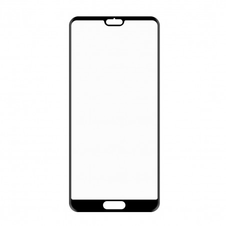 Film en Verre Trempé Intégral Huawei P20 - Contour Noir