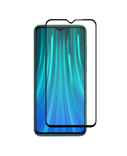 Film en Verre Trempé Intégral Xiaomi Redmi Note 8 - Contour Noir