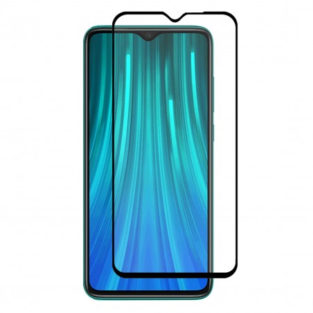 Film en Verre Trempé Intégral Xiaomi Redmi Note 8 - Contour Noir
