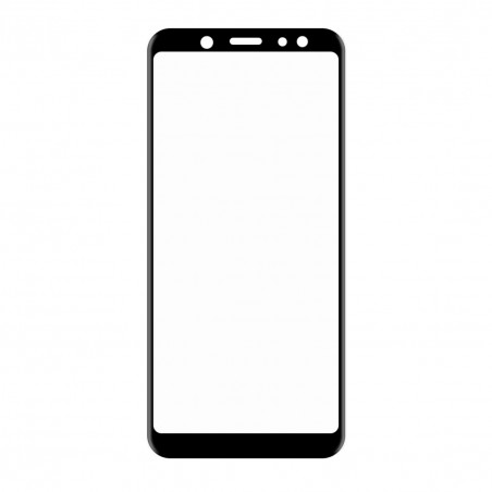 Film en Verre Trempé Intégral Samsung Galaxy A6 (A600F) - Contour Noir