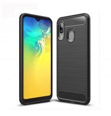 Coque en Fibre de Carbone Samsung Galaxy A20e (A202F) - Noir